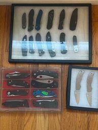 Display Boxes Of Pocket Knives
