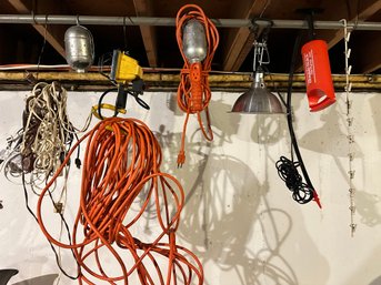 Lot Of Electrical Cords And Lighting