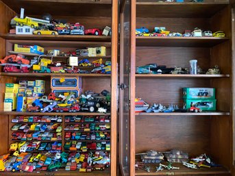 Large Lot Of Assorted Vintage Toy Cars- Matchbox, Hot Wheels, Politoys