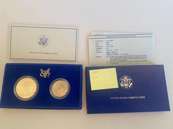 1986 UNITED STATES LIBERTY COINS