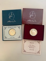 1982 Proof & Uncirculated George Washington Coins