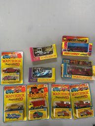 Lot Of 9 NIB Vintage Matchbox Cars