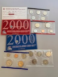 2000- Denver & Philadelphia Uncirculated Coin Sets