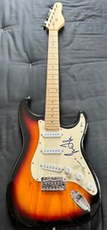 Electric Guitar Signed By James Taylor. Beckett Authenticated
