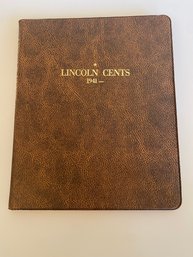 Lincoln Cents Book With Coins 1941 - 1987
