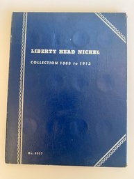 LIBERTY HEAD NICKEL COLLECTION 1883 To 1913 Book With Some Coins
