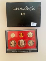 United States Proof Set 1981