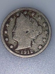 1912-Liberty Head V Nickel