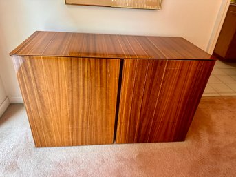 Midcentury Modern Zebrawood Cabinet
