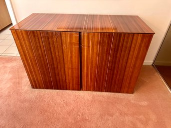 Midcentury Modern Zebrawood Cabinet