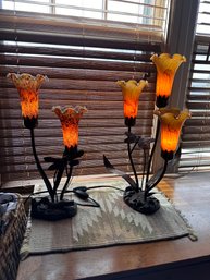 Two Tulip Lamps