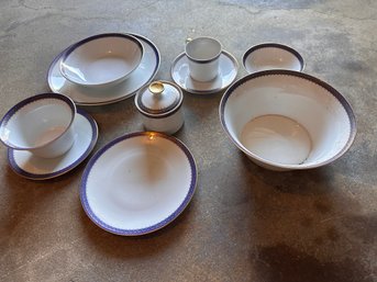 Scherzer Fine China Service For 12 With Many Extra Pieces