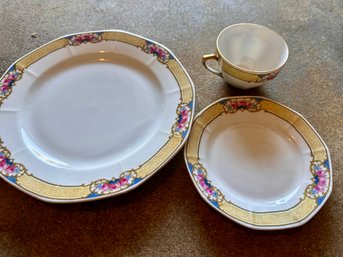 Victoria China Set Made In Czechoslovakia. Service For 12 Plus Many Extras.