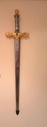 King Arthur Excalibur Damascus Steel Sword