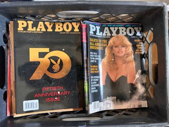 Large Box Of Playboys. 1980s-2000s