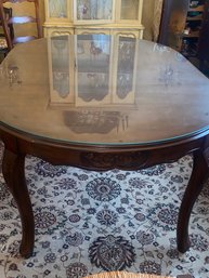 Oval Dining Table With Glass Top