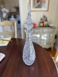 Tall Crystal Decanter