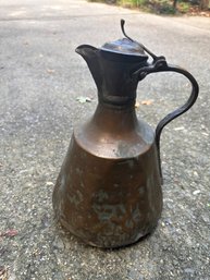 Distressed Copper Pot