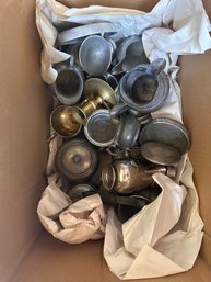 Box Of Small Pewter