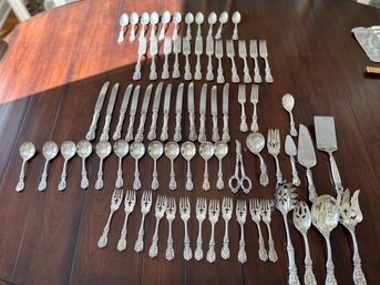 Reed & Barton Sterling Silver Service For 12.  72 Pieces