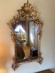 Vintage Ornate Gilded Gold Mirror