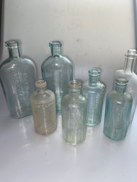 Antique Glass Pharmacy Bottles