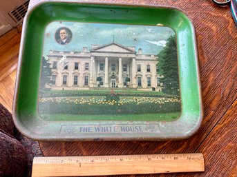 Vintage White House Tray