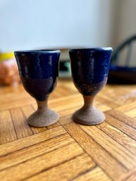 Signed Pottery Cups