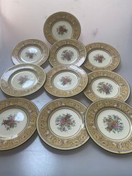 Set Of 10 Wedgwood Cake Plates