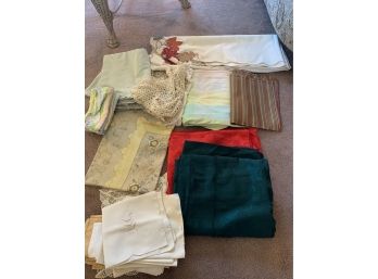 Lot Of Assorted Linens