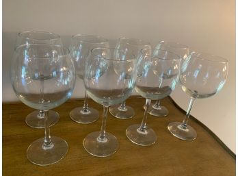 Eight Wine Goblets