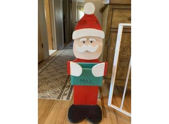 Wooden Stand Up Santa