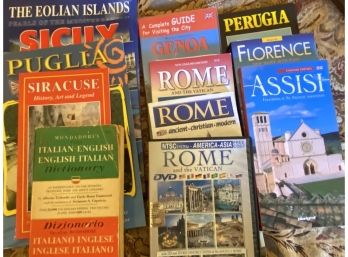 Lot Of Italy Travel Books