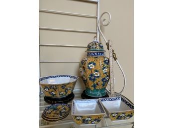 Hand Decorated Kutani Takahashi Set