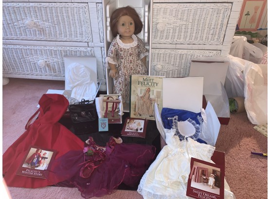 American Girl Doll Felicity And Extras