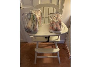 Wooden Highchair & Baby Hangers