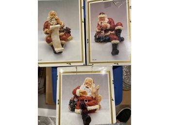 Santa Stocking Holder Trio