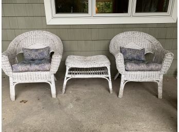 Outdoor Wicker 3-piece Set