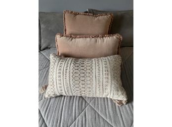 Queen Comforter Set With Throw Pillows