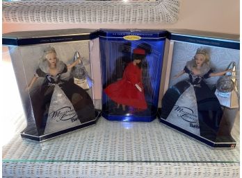 Trio Of Collector Edition Barbies