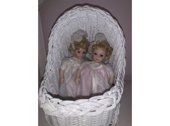 Pair Of Porcelain Dolls