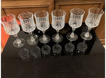 Lot Of Wine Glasses.