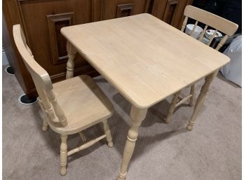 Children’s Table And Two Chairs