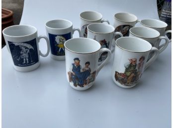 Norman Rockwell Mugs