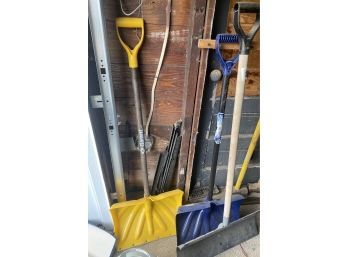 Three Snow Shovels