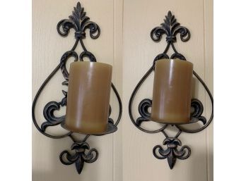 Wall Candleholders (2)