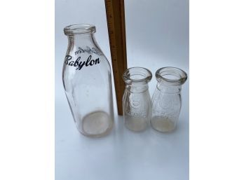 Vintage Milk Bottles