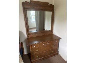 Antique Dresser & Mirror