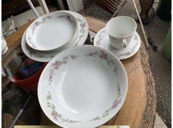 Limoge Set Of China.  Service For 12. Plus Platters