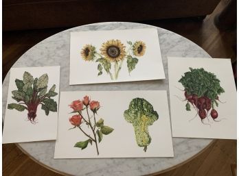 Lot Of 4 Glicee Prints By Renowned Artist Jeannetta Van Raalte